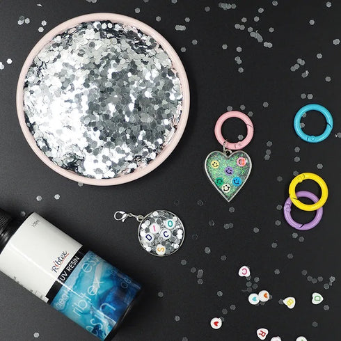 Assorted Colours Metal O Ring Clips